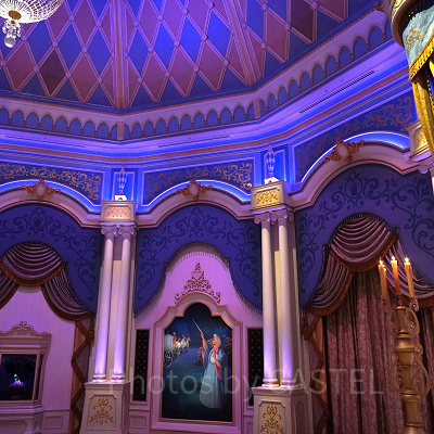 シンデレラのフェアリーテイルホールの大広間