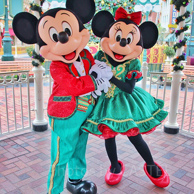 ミッキー&ミニーとグリーティング