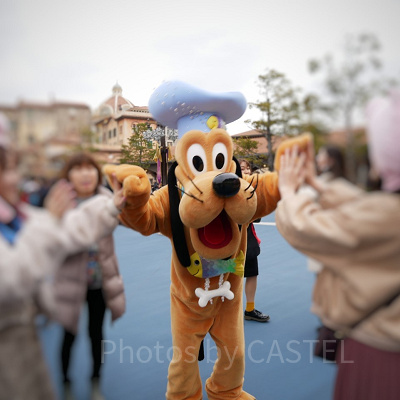 プルートとのグリーティング