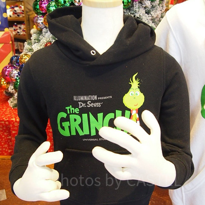グリンチ黒パーカー（キッズ）