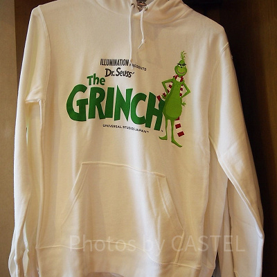 グリンチ白パーカー（S~XL）