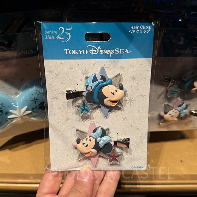 ヘアクリップセット(ディズニーシー25周年グッズ)