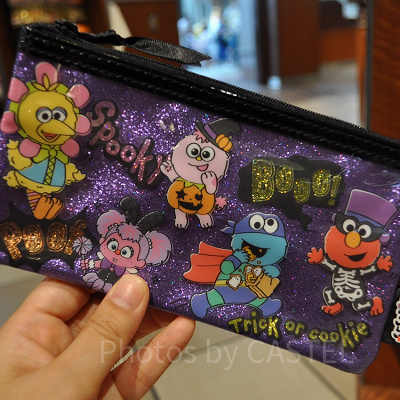 「HALLOWEEN　SESAME　STREET」キラキラペンケース