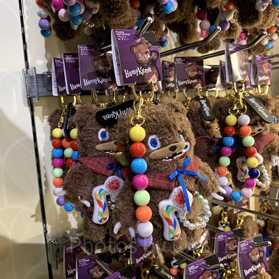 ハミクマ ストラップ付きマスコットキーチェーン