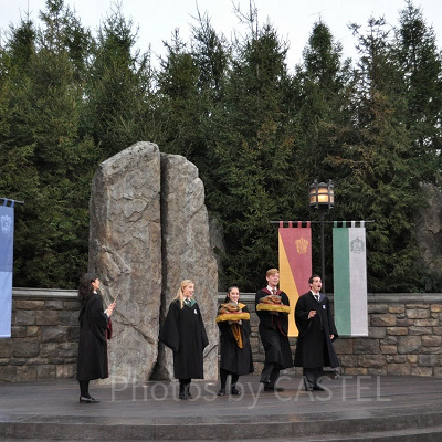 ハリーポッターエリアのショー「フロッグ・クワイヤ」