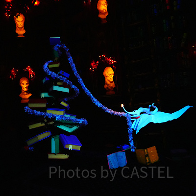 「ホーンテッドマンション ”ホリデーナイトメアー”」の様子