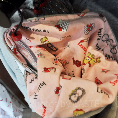 ハローキティ「Hello Kitty’s Sweetest Day Ever」パーカーのフード