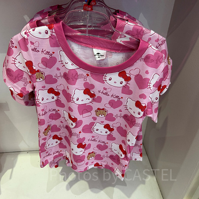 キティのキッズTシャツ