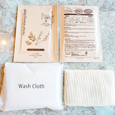 ハーバルリラックスシート・ウォッシュクロス