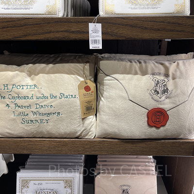 ホグワーツ入学許可証封筒クッション
