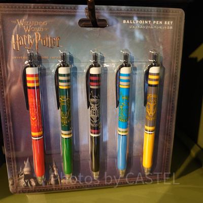 ハリーポッターグッズ/ホグワーツボールペンセット(ジェットストリーム)