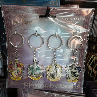 ハリーポッターグッズ/ホグワーツキーチェーンセット