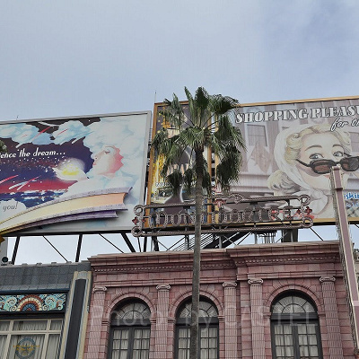 ハリウッドエリアの装飾／USJ