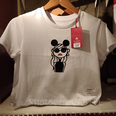 香港ディズニー20周年DAICHI MIURAコラボグッズ：クロップドTシャツ