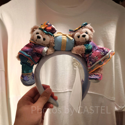 香港ディズニー 20周年 ダッフィー シェリーメイ カチューシャ 香港ディズニー 開園20周年限定 ダッフィー シェリーメイ