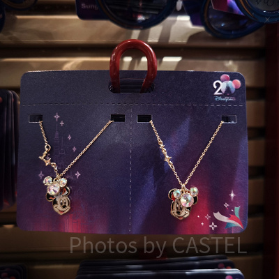 香港ディズニー20周年「ミッキー＆フレンズ・グランドセレブレーショングッズ」：ネックレス