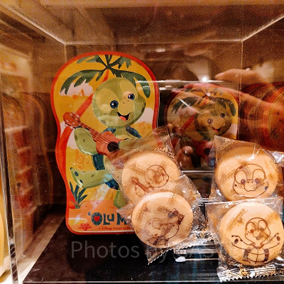 香港ディズニーダッフィー＆フレンズグッズ：キャラクタープリントクッキー各7種