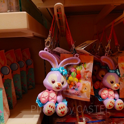 香港ディズニーダッフィー＆フレンズグッズ：ステラルーのカラフルチョコ＆マスコットキーホルダー