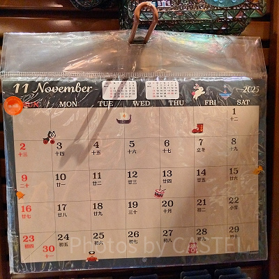 香港ディズニーアナ雪グッズ：カレンダー