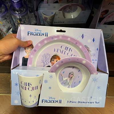 香港ディズニーアナ雪グッズ:ディナー3点セット