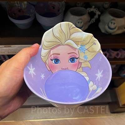 香港ディズニーアナ雪グッズ:エルサのプラスチック深皿