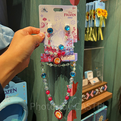 香港ディズニーアナ雪グッズ:アナイメージのアクセサリーセット