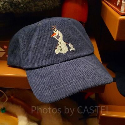 香港ディズニーアナ雪グッズ：オラフのキャップ
