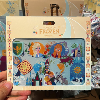 香港ディズニーアナ雪グッズ:ステッカーパック
