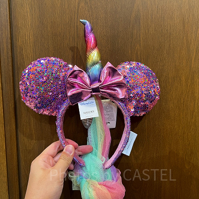 香港ディズニーカチューシャ：ユニコーンスパンコールカチューシャ