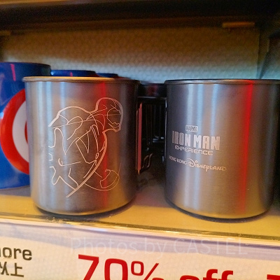 香港ディズニーマーベルグッズ:アイアンマンのメタルカップ