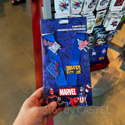 香港ディズニーマーベルグッズ：ピンバッジ用ストラップ
