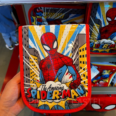 香港ディズニーマーベルグッズ：スパイダーマンのミニポリエステルポーチ