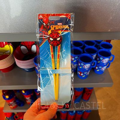 香港ディズニーマーベルグッズ：スパイダーマンの箸