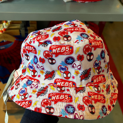 香港ディズニーマーベルグッズ:スパイディのリバーシブルバケットハット