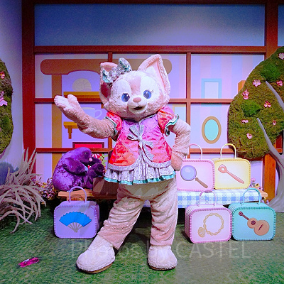 香港ディズニー20周年：リーナベルとのグリーティング