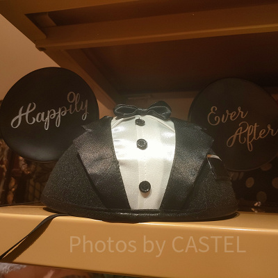 香港ディズニーランド：イヤーハット（ミッキータキシード）