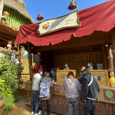 ドンキーコングエリアのホットドッグ販売店舗