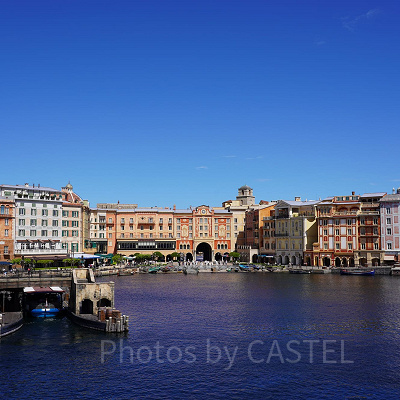 パークからみたホテルミラコスタ