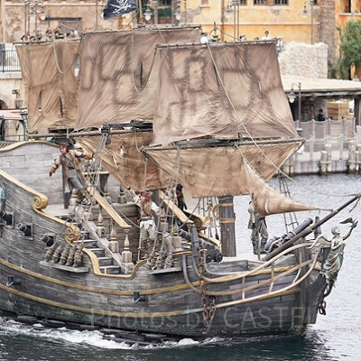 ディズニーシーに船はいくつある？