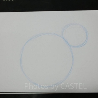 ミッキーの書き方ステップ②-1