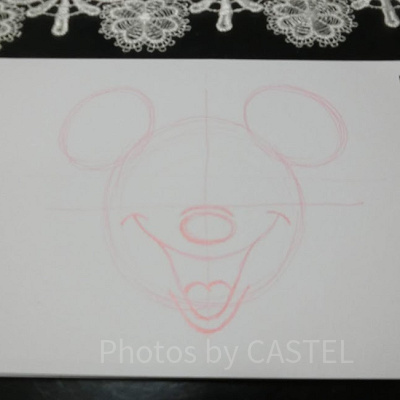 ミッキーの書き方ステップ④-2