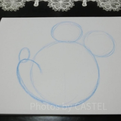 ミッキーの書き方ステップ③-2