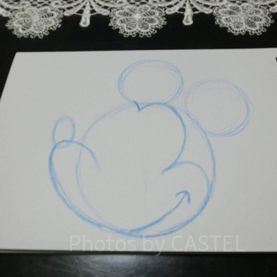 ミッキーの書き方ステップ⑤-2