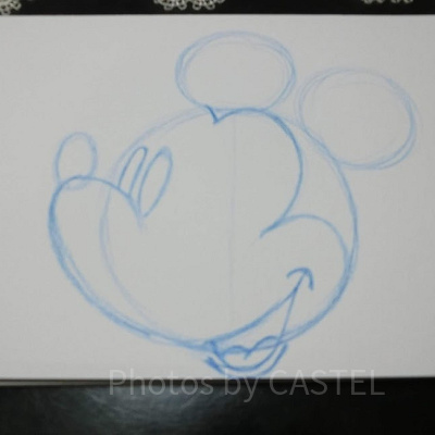 ミッキーの書き方ステップ⑦-2