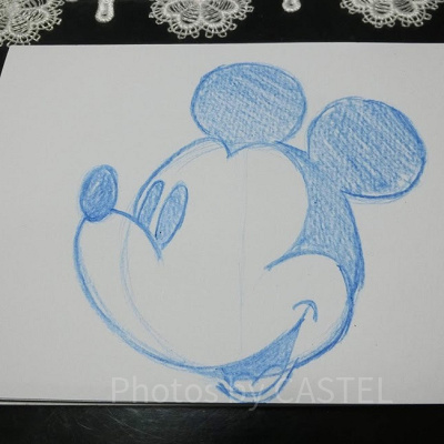 ミッキーの書き方ステップ⑨