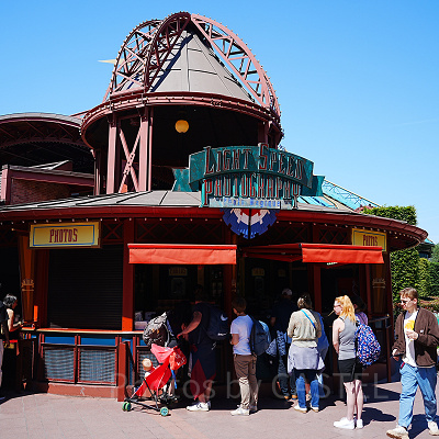 ハイパー・スペース・マウンテンのライドフォト売り場