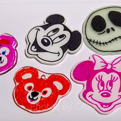 大好きなディズニーキャラクターをプラ板で作ってみました！