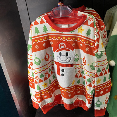 マリオのキッズスウェットトレーナー／USJクリスマスグッズ 2022