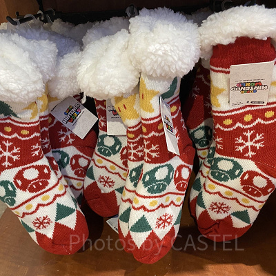 パワーアップアイテムのルームソックス／USJクリスマスグッズ 2022