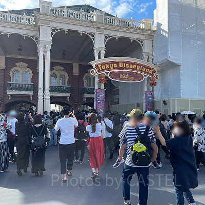 2022年10月1日(土)の開園直後の様子（8時25分ごろ）